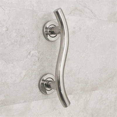 Dearron Stainless Steel Curved Grab Rail