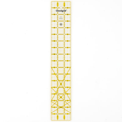 Règle de courtepointe et à coudre rectangulaire Omnigrid 3 po x 18 po