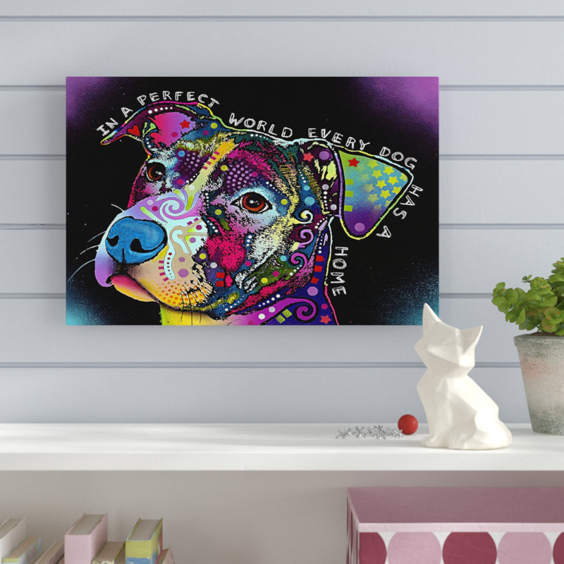" In A Perfect World ", 8" H x 12" W x 0.75" D