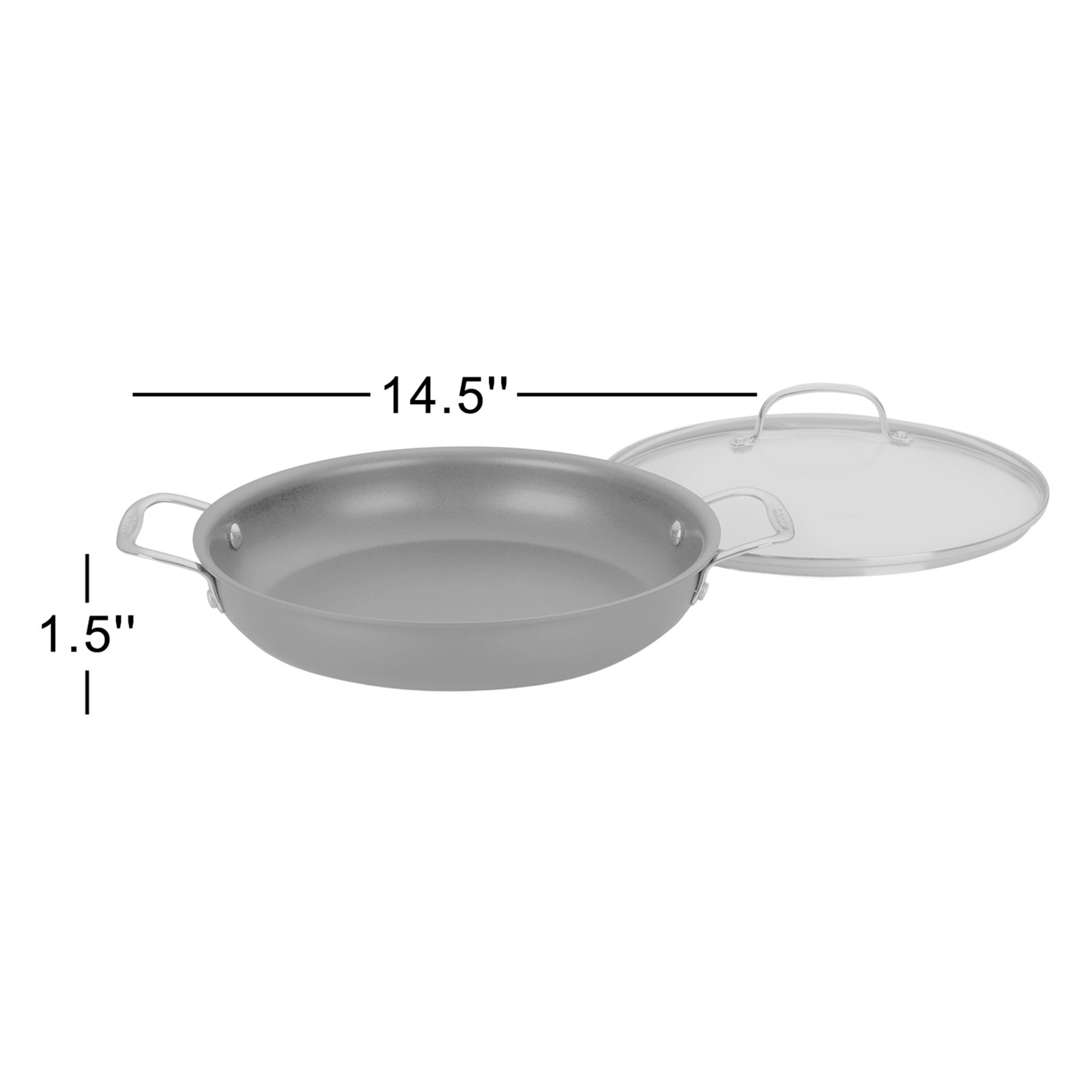 Cuisinart 12" Non-Stick Frying Pan With Lid