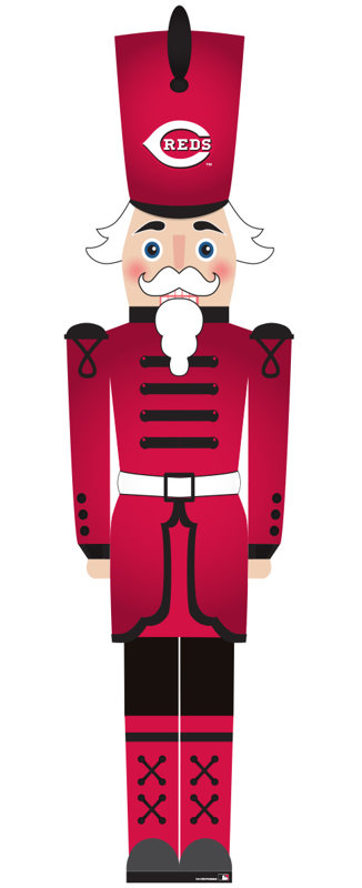 Cincinnati Reds 46" Nutcracker Leaner