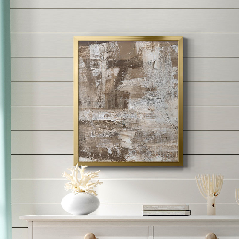 Toile encadrée de qualité supérieure bronzée II - prête à être accrochée, Or, H 24 po x l 20 po