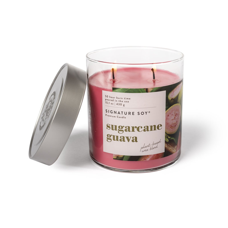 Bougie parfumée goyave Signature, Pot 15,02 oz
