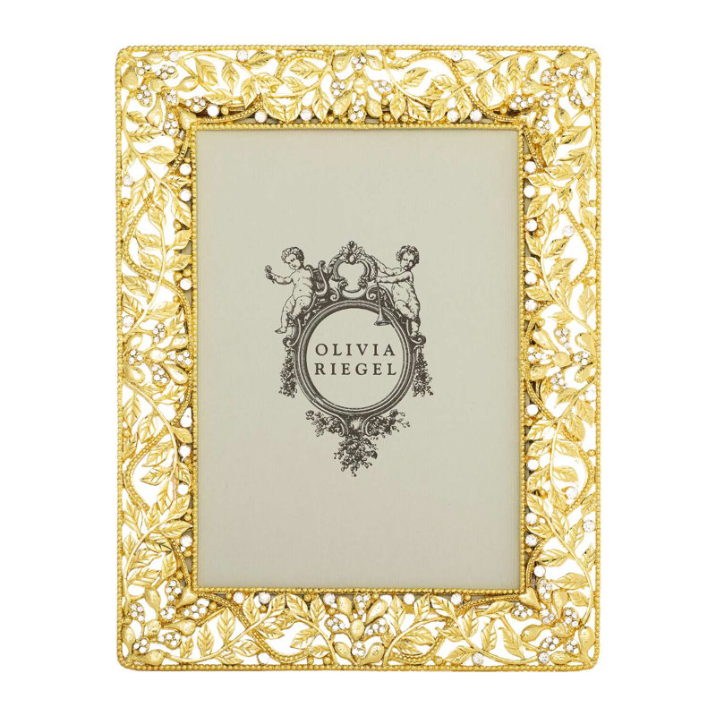 Festoon Metal Picture Frame, 5" W x 7" H