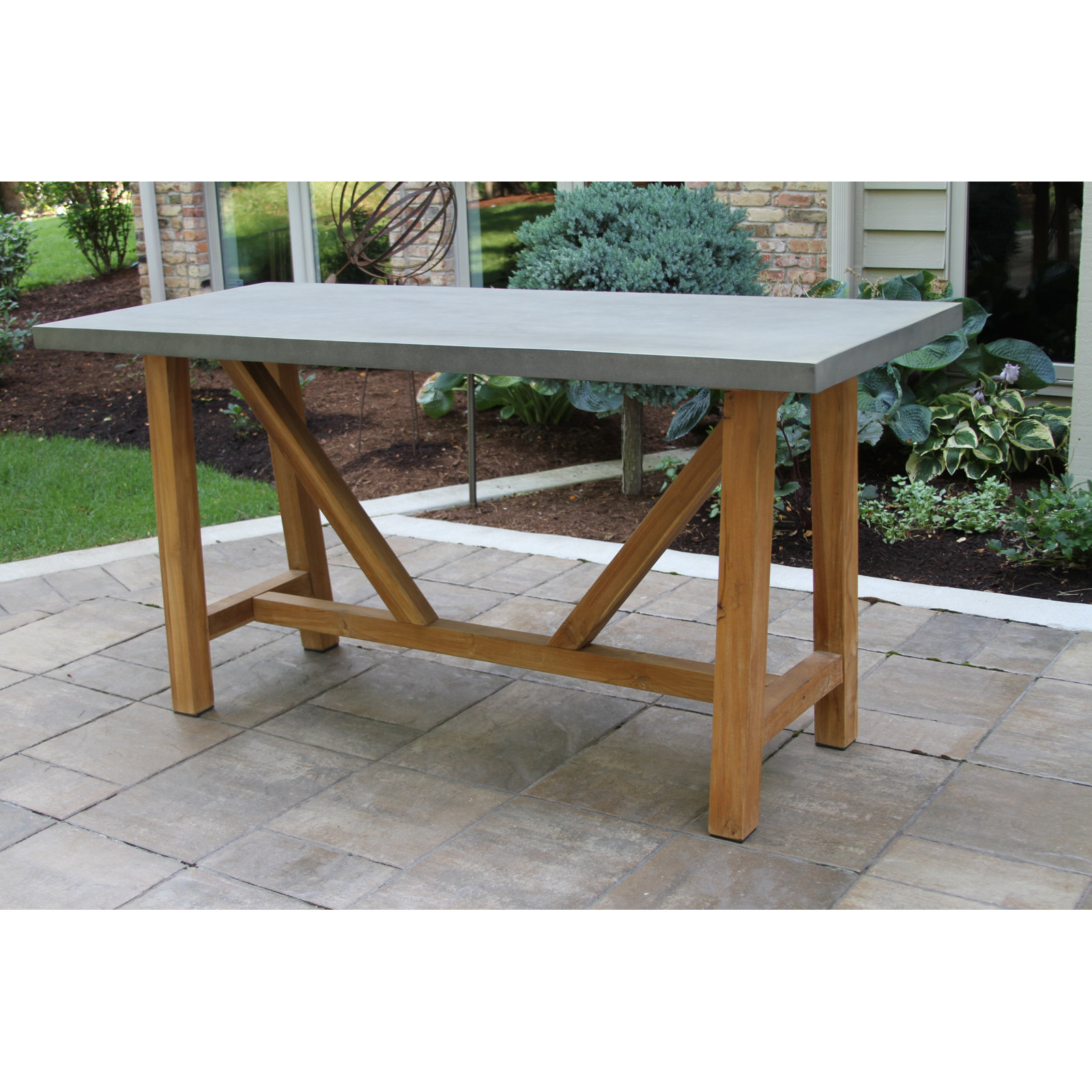 Nicole 70" Teak Patio Dining Set