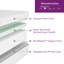 Matelas en mousse viscoélastique imprégnée de gel avec housse en rayonne de bambou 8 po Glenni-43743541-32690383