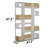 67'' Tall Geometric Bookcase With Multi-Shelves