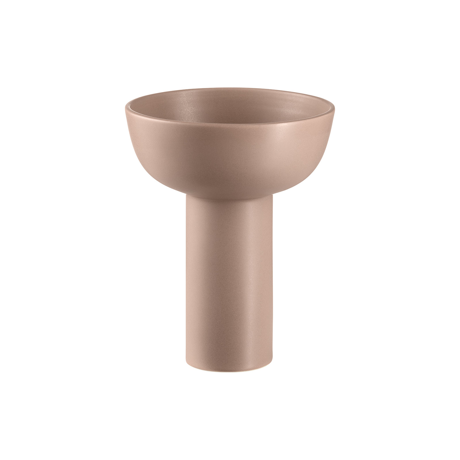 MIYABI Japanese Ceramic Table Vase 8.3", Terracotta