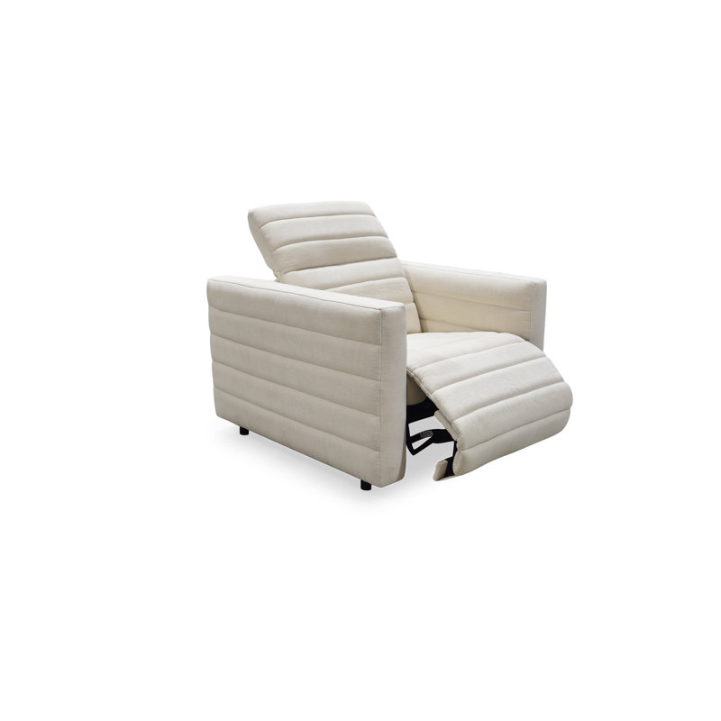 Juno Power Recliner Chair Off White, White