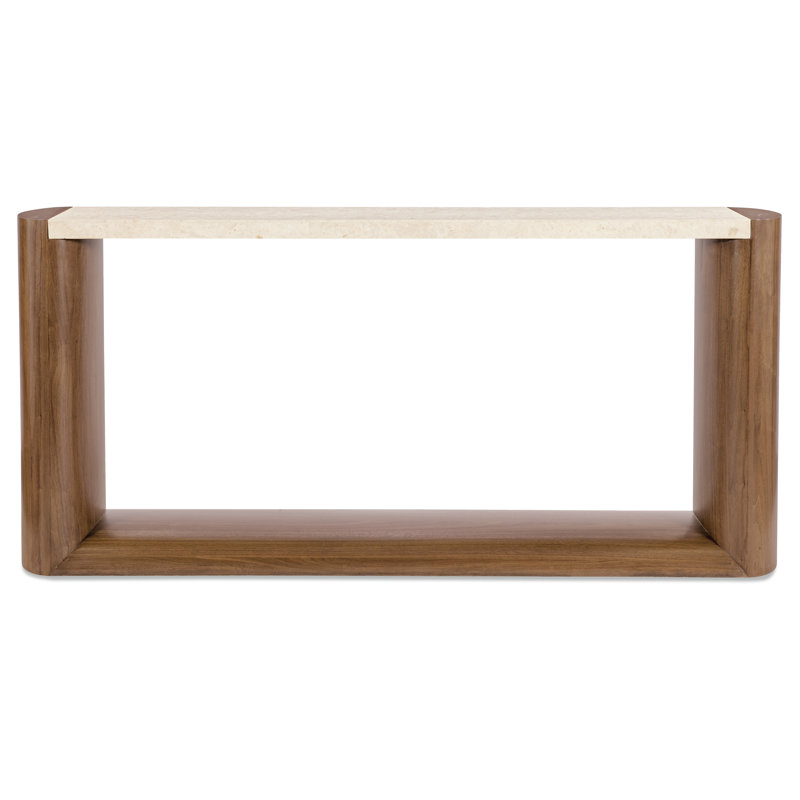 Eleana 74'' W Marble Console Table