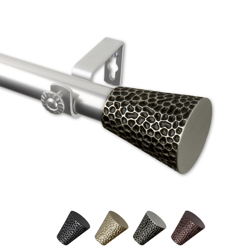 Simple 1 po Halldor, Nickel satiné, 120" – 170"