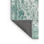 Tapis oriental vert / ivoire-1144926264