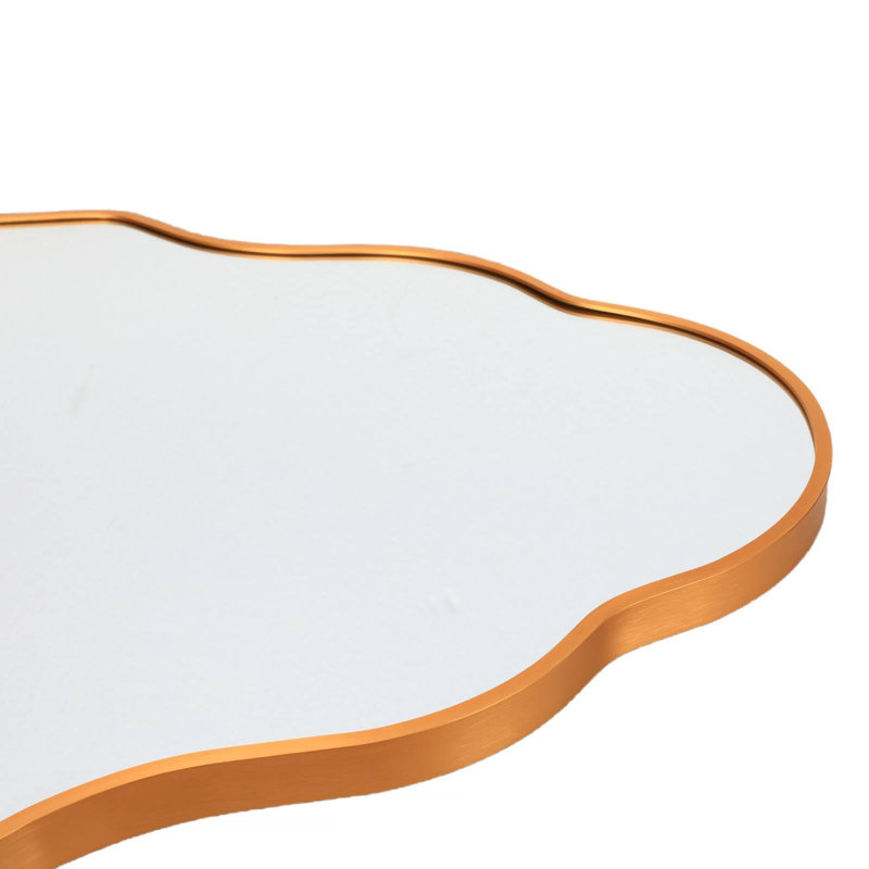 Aluminum Free Form Mirror, Gold