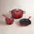 Cerise/Black selected