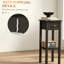 Console fonctionnelle, table d'appoint étroite avec tiroir, table de chevet compacte, table d'appoint gain de place