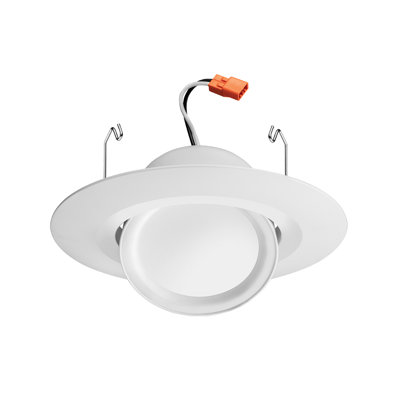 6'' Selectable Color Temperature 9 Watt Dimmable IC Rated Standard Recessed Lighting Kit