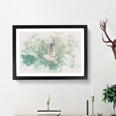 Seagull - Picture Frame Painting Print