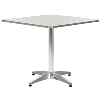 Square Metal Outdoor Bar Table , 80cm cm W 80cm cm D