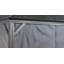 Rideaux gris Sojag pour pavillon de jardin Monaco / Messina / Mykonos, 10 pi X 10 pi., Poly-125095126