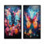 «Butterfly Fauvist Flutter», ensemble de 2 décorations murales papillon-1609679597-1609679593