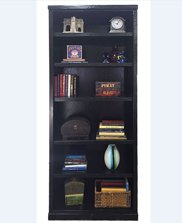 Kowatch Bookcase, Rustic Antique Black