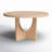 54" Solid Oak Pedestal Dining Set