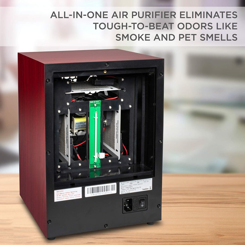 Ivation Console Air Purifier for 3700 Cubic Feet with Yes