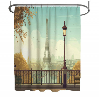 Rideau de douche Tour Eiffel