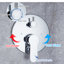 Système de douche mural à pression équilibrée (valve brute incluse)-61639717