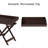 2 Piece End Tables – Modern Folding Tray Table with Removable Top – Use as Bar Cart, Serving Tray or Living Room Tables-1430362454