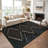 Washable Rugs for Living Room Boho Area Rugs Diamond Print Non Slip Large Kids Bedroom Carpet Farmhouse Indoor Stain Resistant Carpet for Dining Room Playroom-715935934