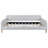 Upholstered Daybed With 4 Wood Legs-1978248602