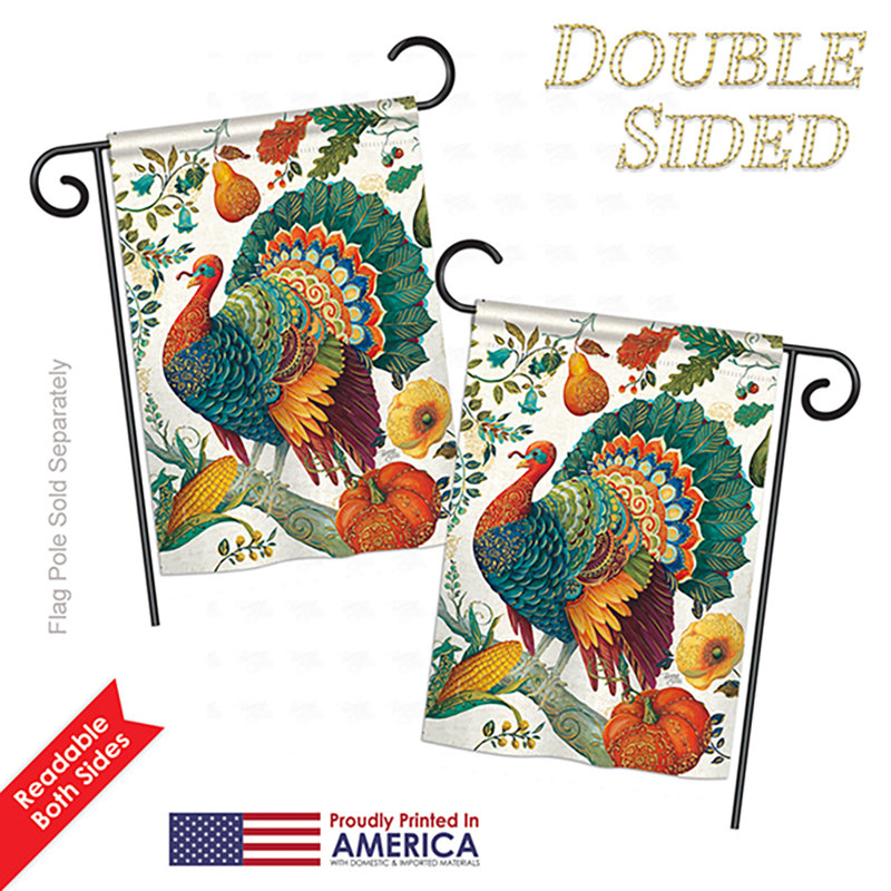 Drapeau de jardin Boole Suzani, Polyester/Mélange de polyester