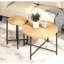 Table basse et de bout 2 - imperméable. Forme cylindrique vieillie. Pieds en métal noir. Dimensions optimales pour les chambres à coucher. Différentes sélections de couleurs. Attrayant. Rustic Flair Interiors 2 avec