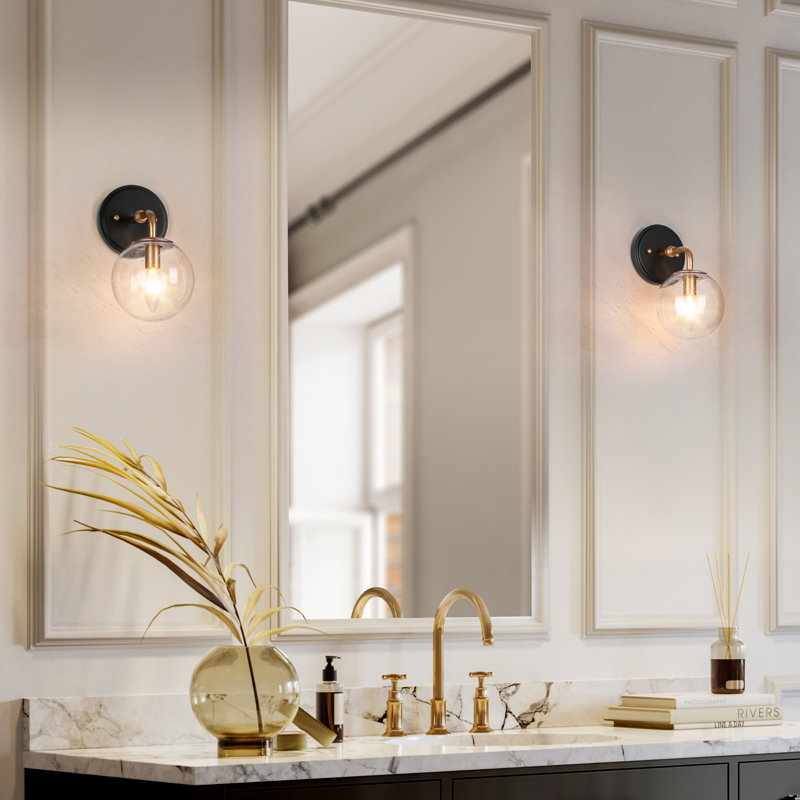 Tinslie Armed Sconce, Clear