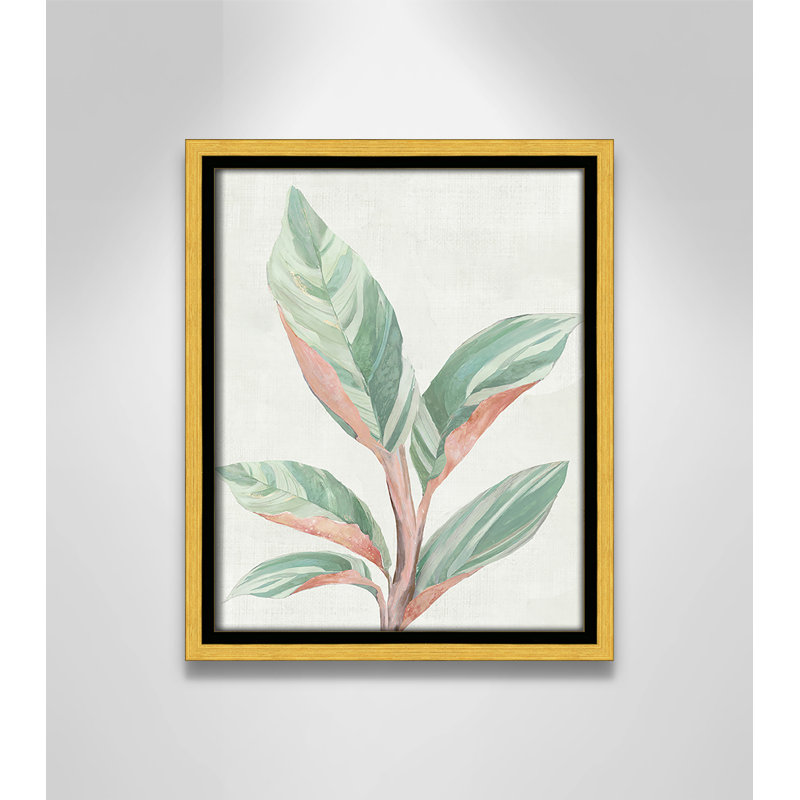 Gingembre II - reproduction d'art, H 11,5 po x l 9,5 po x P 2 po, Toile encadrée d'or