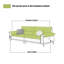 Causeuse-coussin standard en cuir véritable vert-611843529