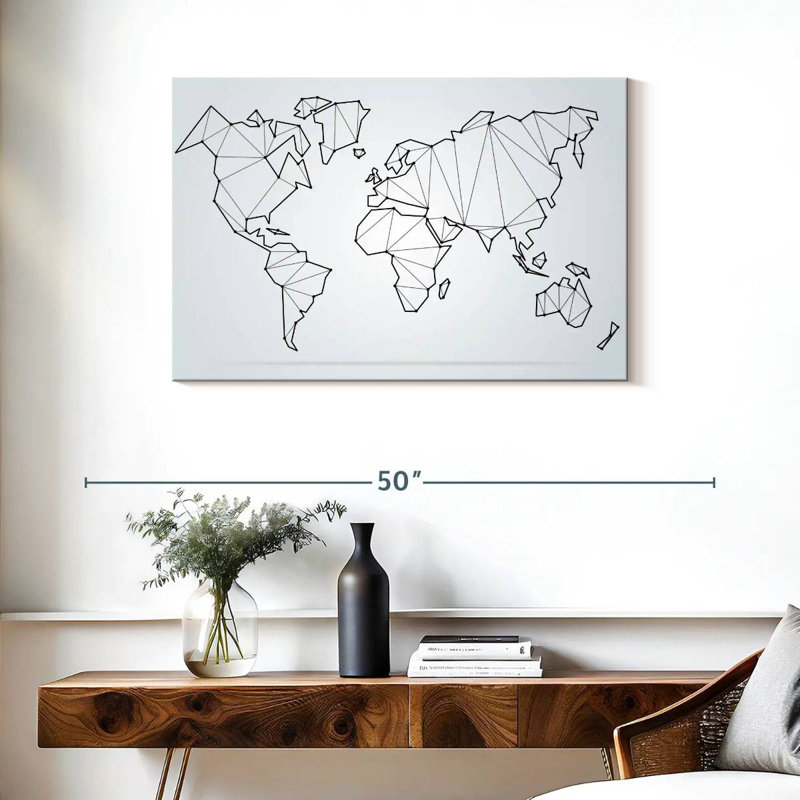 Carte du monde Aliaz, H 24 po x l 36 po