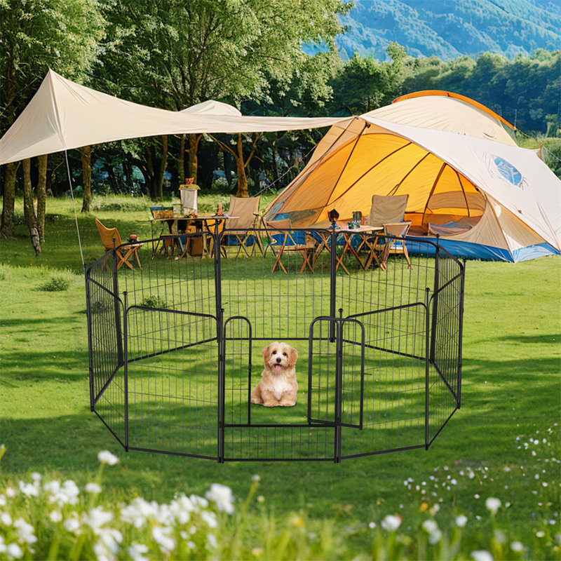 Metal Yard Kennel With Door