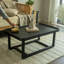 Table basse à plateau en bois massif Bryan-77898536