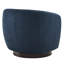 Fauteuil demi-tonneau pivotant rembourré Marcy-101378035