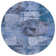 Machine Washable Indoor/Outdoor Xhevrie Blue Rug