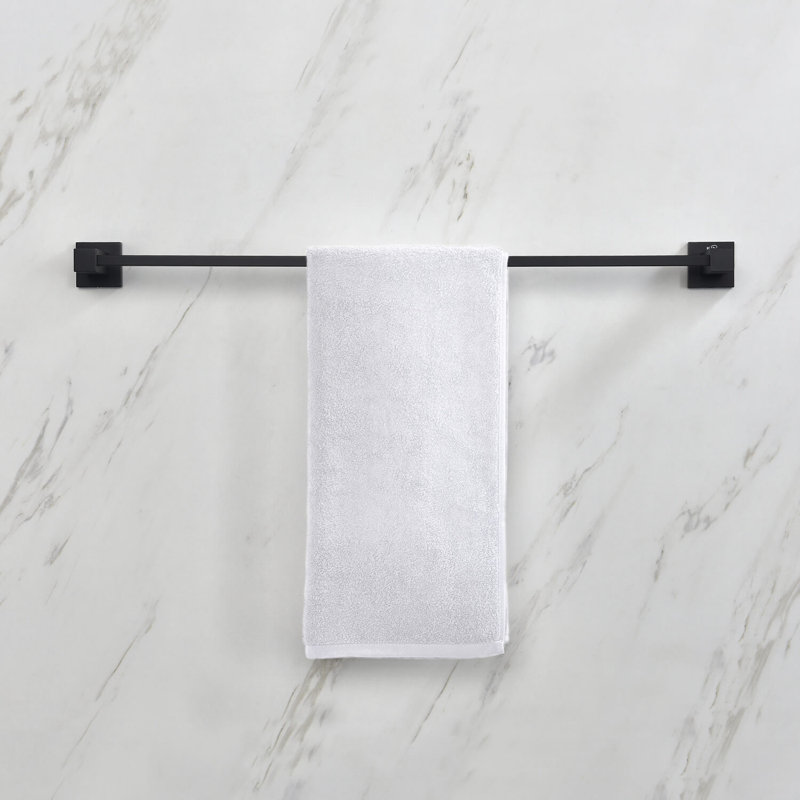 Cube 24'' 1 Towel Bar, Matte Black
