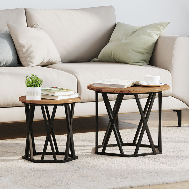 Coffee Table, Brown, 40cm H x 50cm W x 50cm D