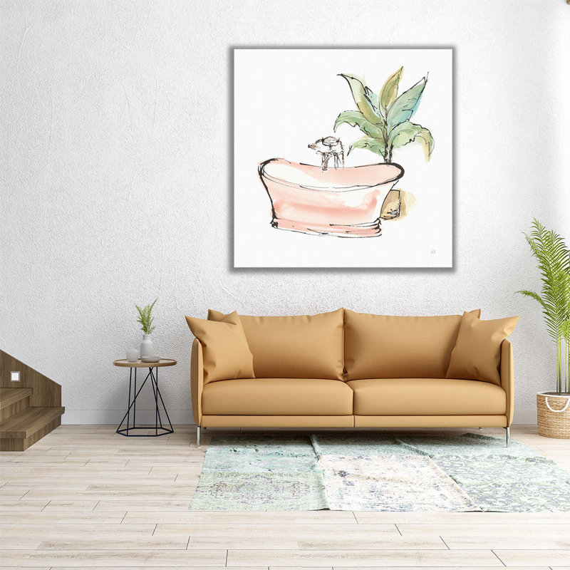 «Tub I», reproduction d'art sur toile, H 20 po x l 20 po