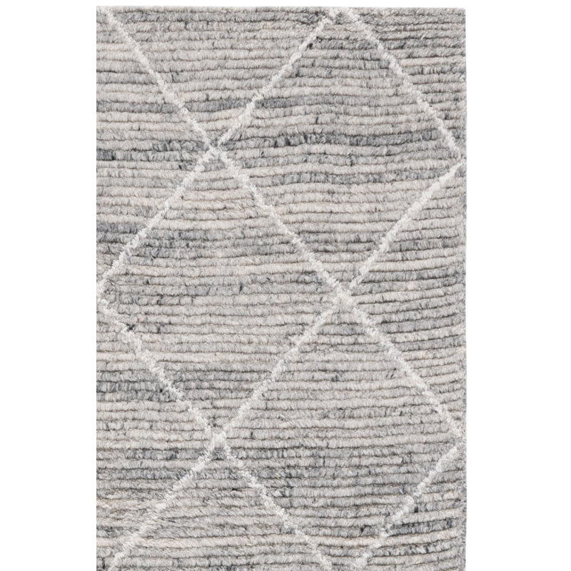 Anaisia Handmade Performance Geometric Rug, Square 6'