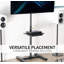 VIVO Clamp-on 14" x 10" Utility Shelf Pole Mount with Storage Drawer