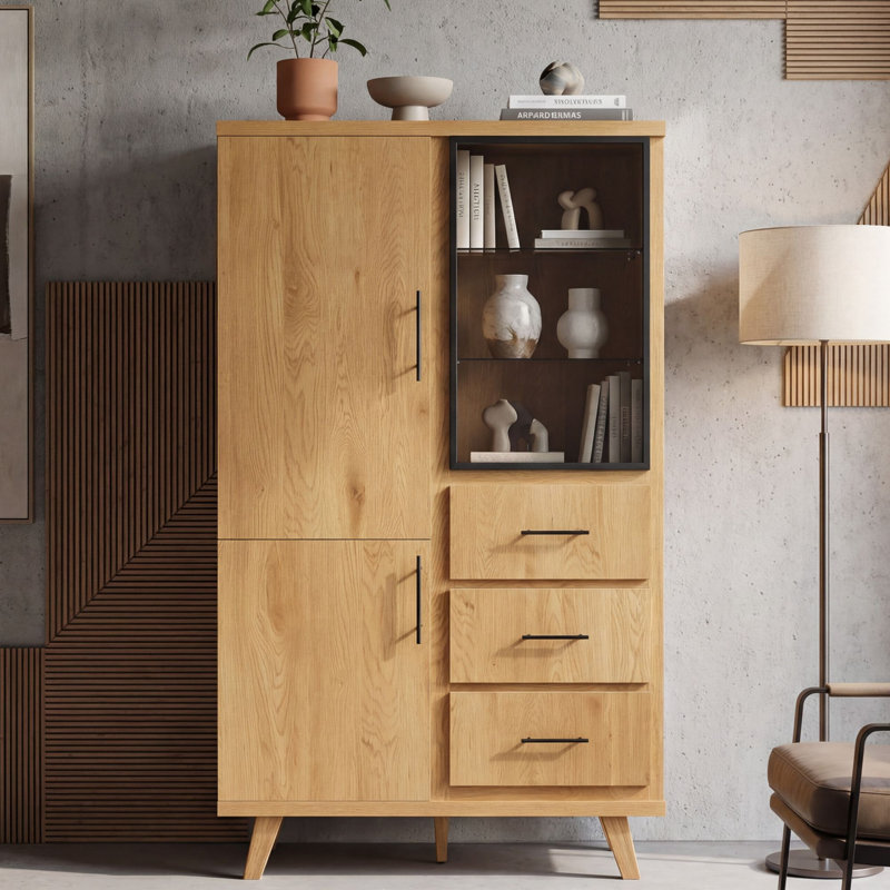 100 cm W Glass Sideboard