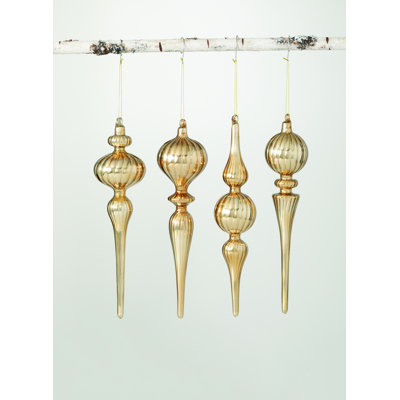 Summerdale 12'' Glass Finial Ornament