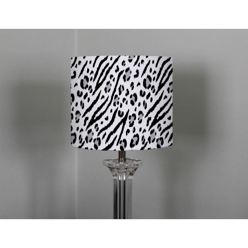 Cotton Drum Lamp Shade ( Uno ), 22cm H x 25cm W x 25cm D